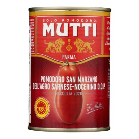 Mutti San Marzano Pdo Whole Peeled Tomatoes - Case of 6 - 14 OZ