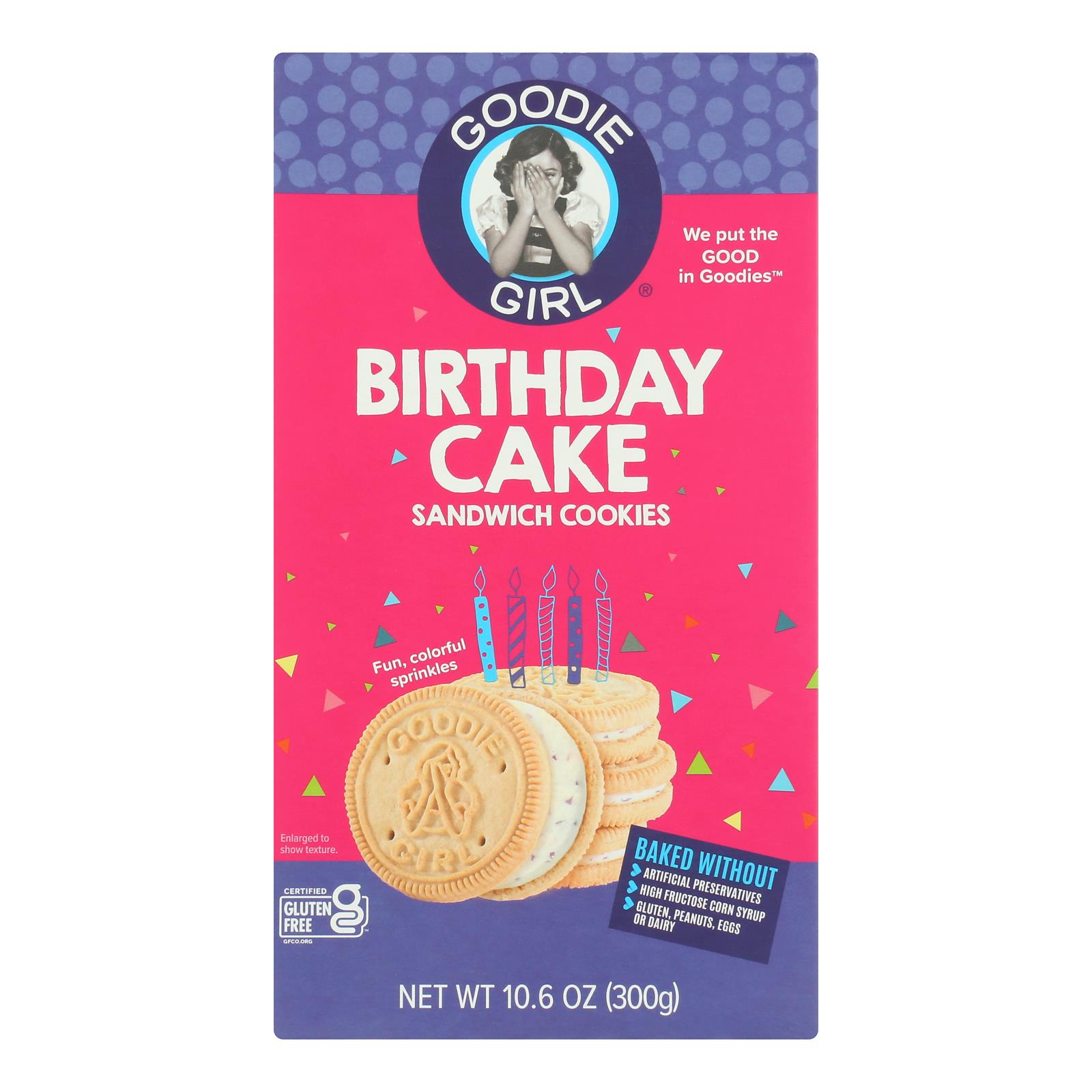 Goodio Birthday Cake - Case of 6 - 10.6 OZ