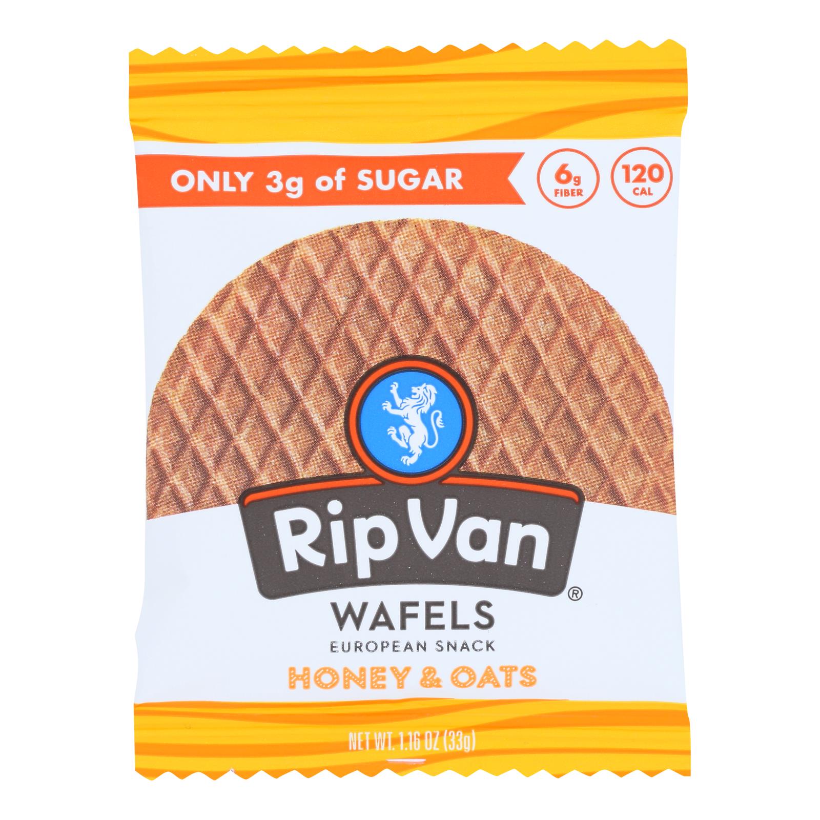 Rip Van Wafels - Wafel Honey Oats - CS of 12-1.16 OZ