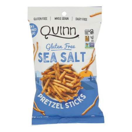 Quinn - Pretzels Classic Sea Salt - Case of 8-5.6 OZ