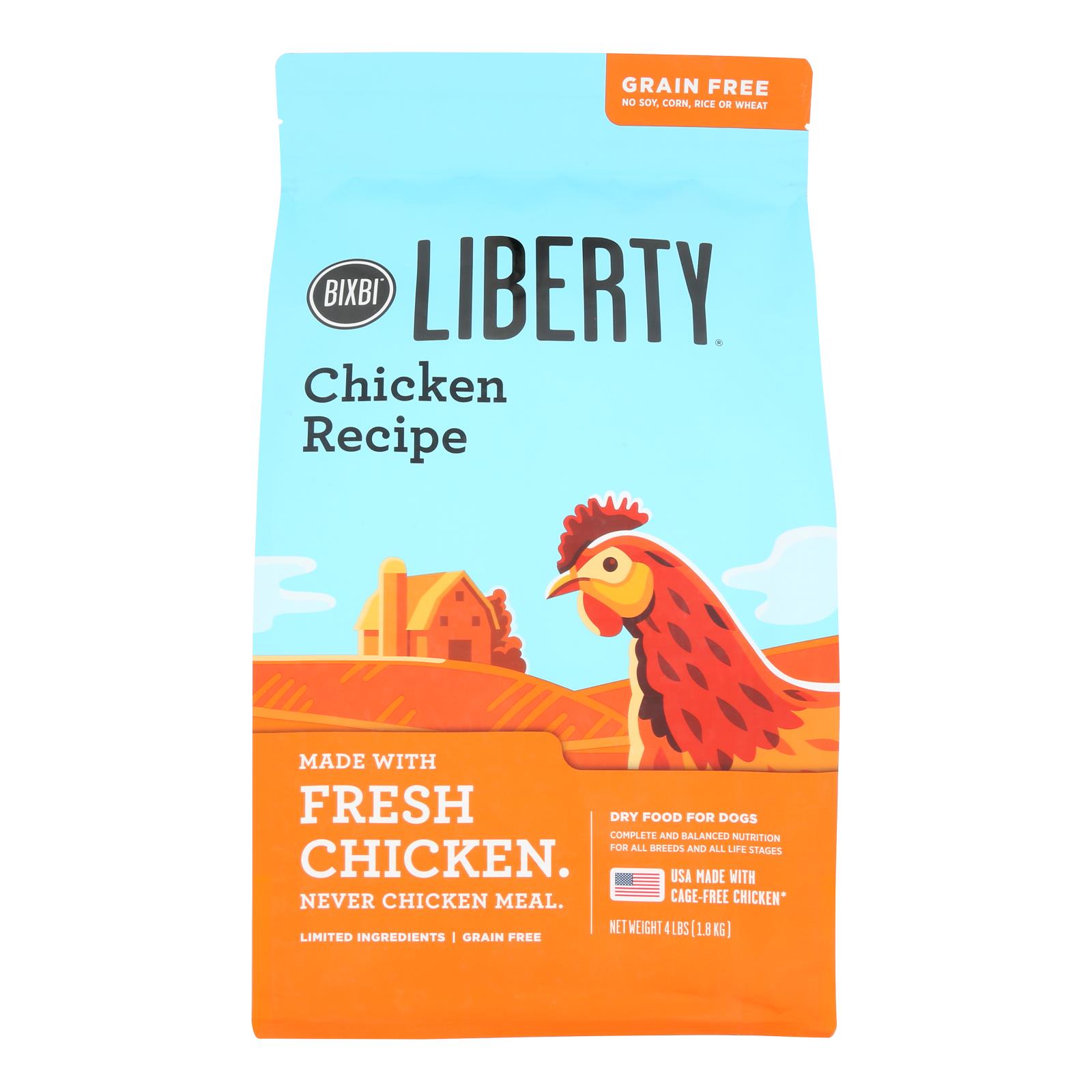 Bixbi - Liberty Fresh Chicken - Case of 6 - 4 LB