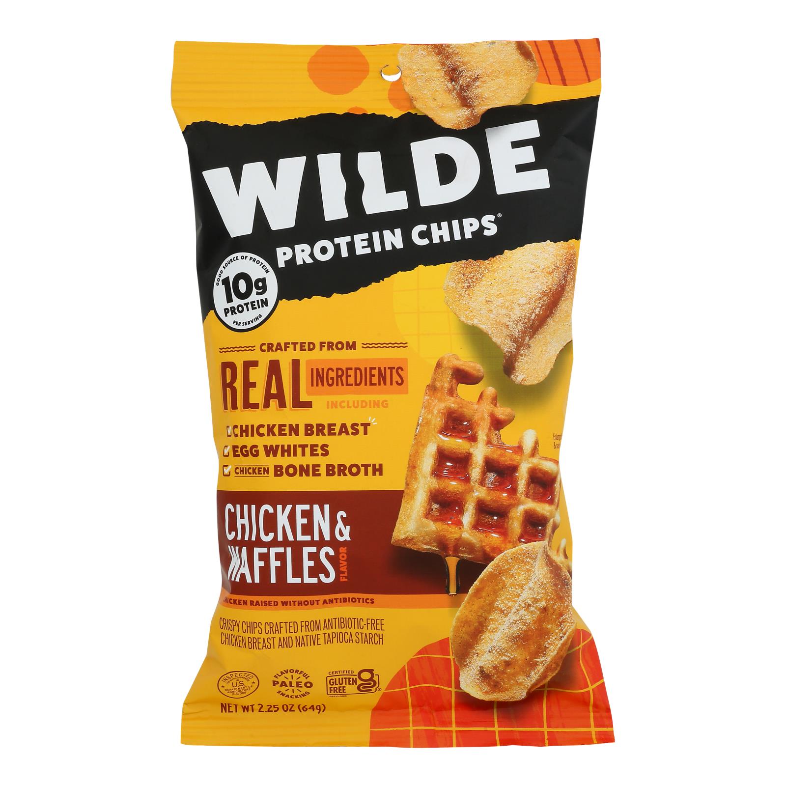 Wilde - Chicken Chips Waffles - Case of 12 - 2.25 OZ