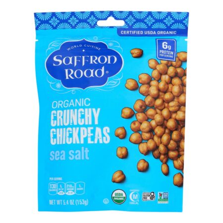 Saffron Road - Chckp Crnchy Sea Salt - Case of 6-5.4 OZ