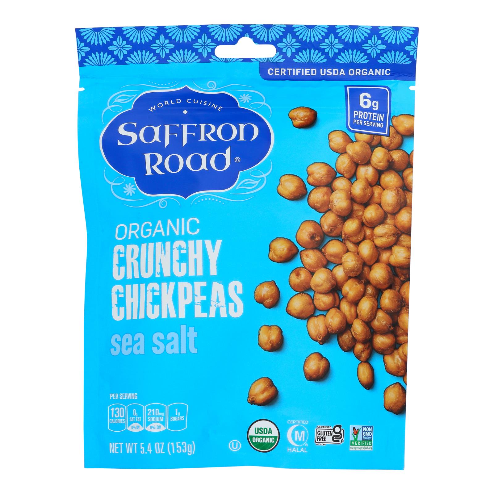Saffron Road - Chckp Crnchy Sea Salt - Case of 6-5.4 OZ
