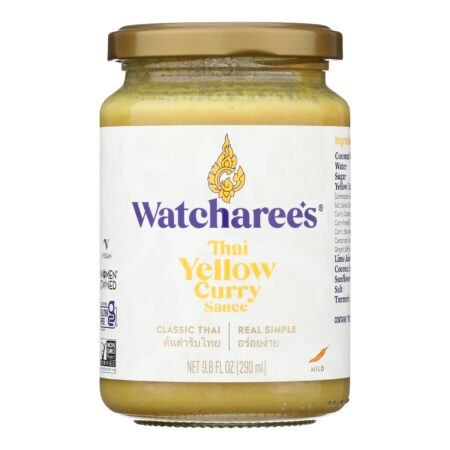 Watcharee's - Sauce Thai Yellow Curry - Case of 6-9.8 FZ