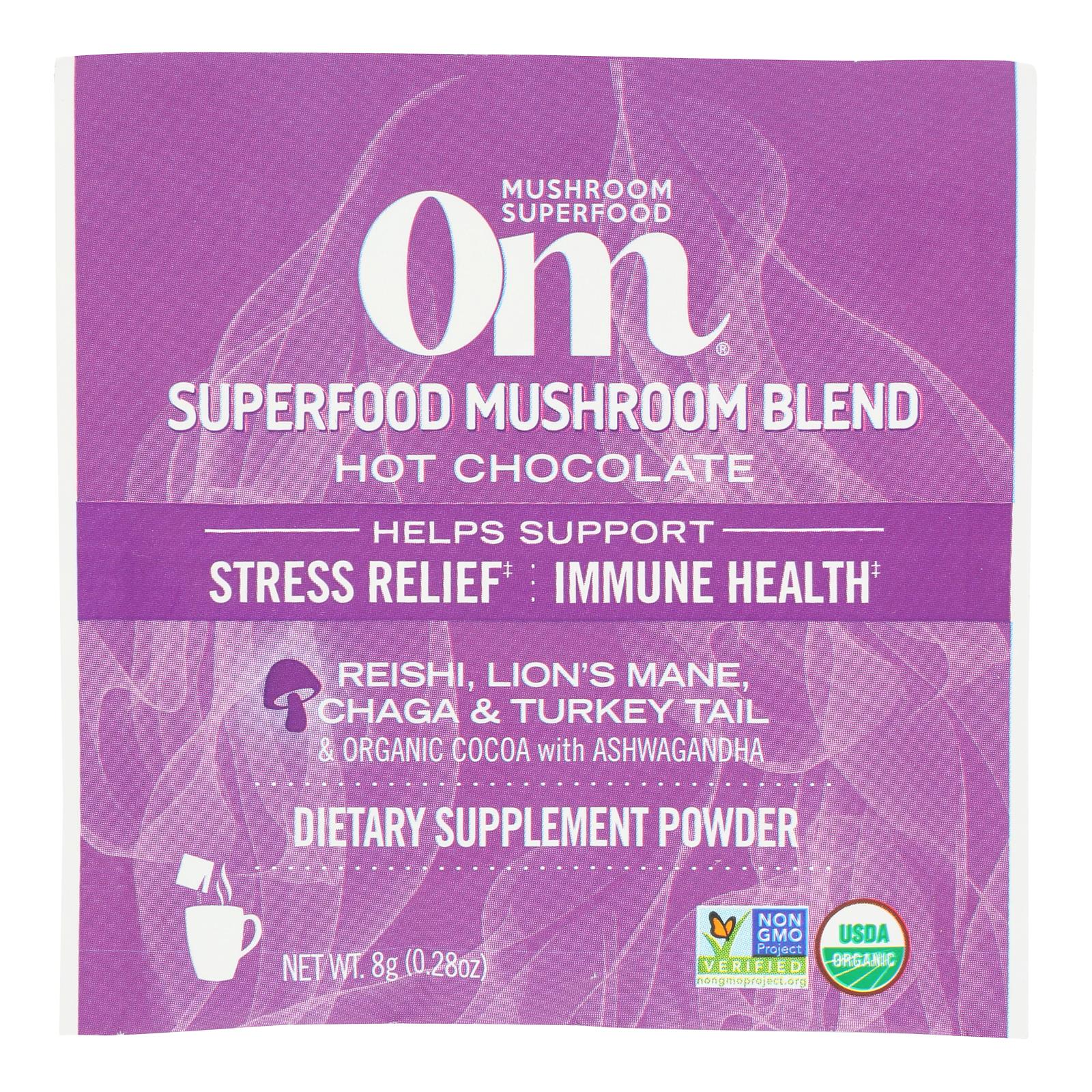 Om - Hot Chocolate Mushroom Pwdr - 1 Each 1-10 CT