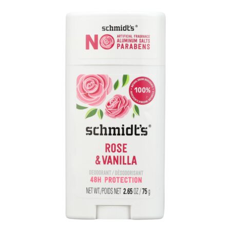 Schmidt's - Deodorant Rose&vanilla Stk - 1 Each - 2.65 OZ