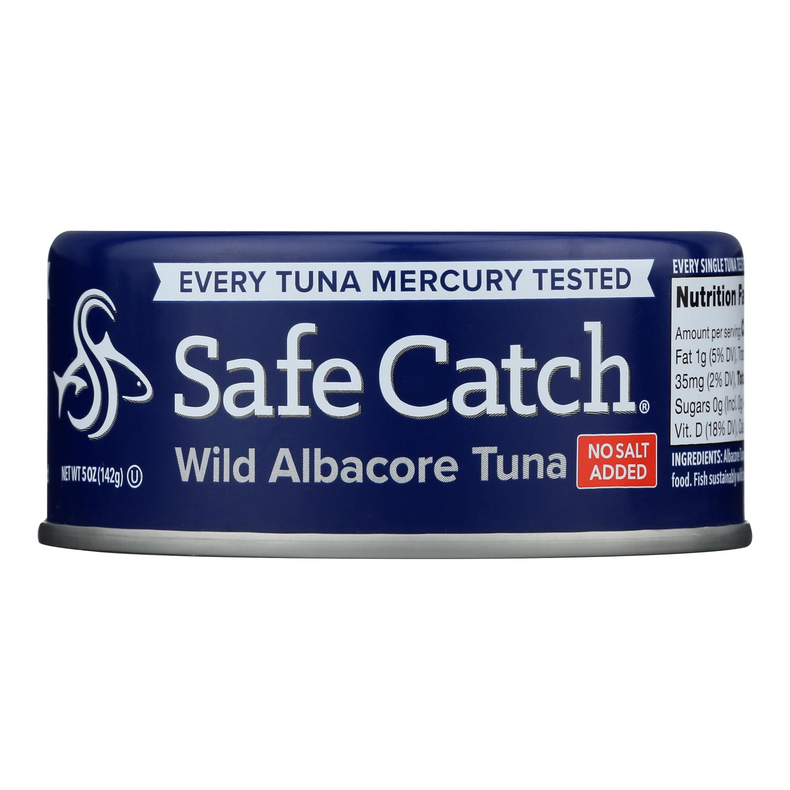 Safe Catch Wild Albacora Tuna - Case of 12 - 5 OZ