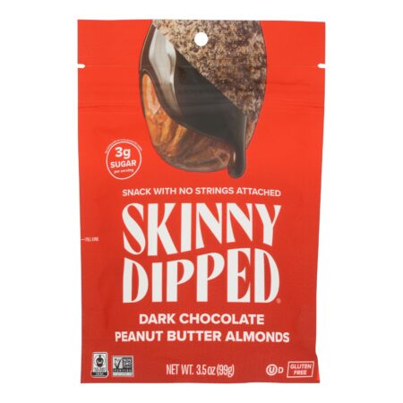 Skinnydipped - Dip Almond Peanut Butter - Case of 10-3.5 OZ