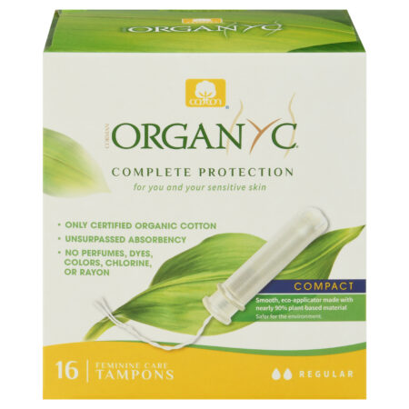 Organyc - Tampons Reg Cotton Appl - 1 Each - 16 CT