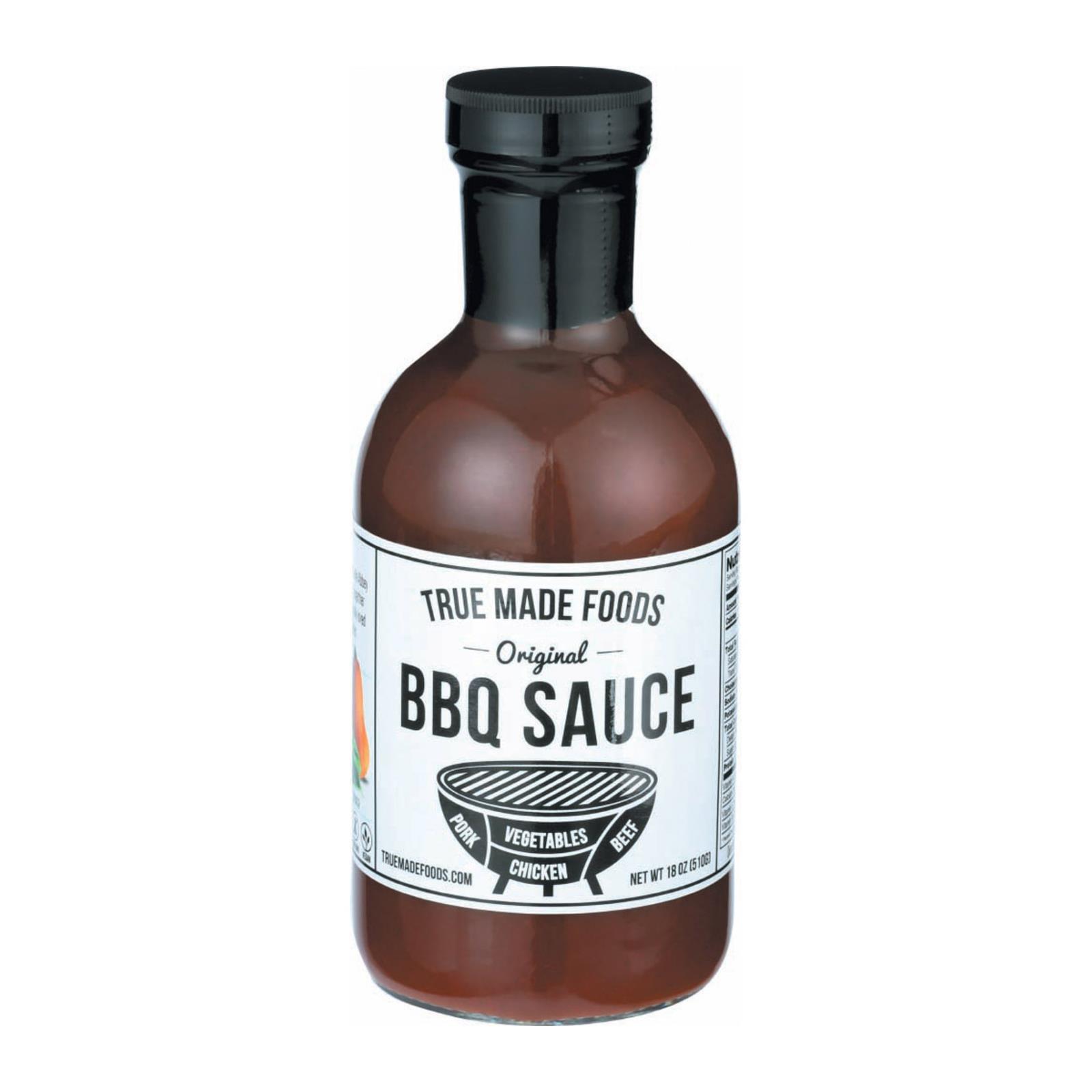 True Made Foods Sauce - BBQ - Vegetable - Case of 6 - 18 oz